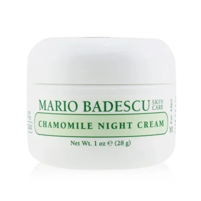 Mario Badescu Chamomile Night Cream - For Combination/ Dry/ Sensitive Skin Types 29ml/1oz - Fresh Bloom Skin - Premium Skincare Solutions for Nourished, Hydrated, and Radiant Skin Every Day