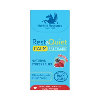Martin & Pleasance Rest & Quiet Calm Pastilles Mixed Berry 50g - Fresh Bloom Skin - Premium Skincare Solutions for Nourished, Hydrated, and Radiant Skin Every Day