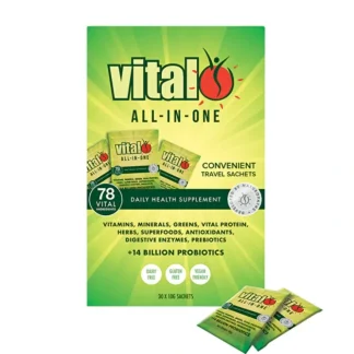 Martin & Pleasance Vital All-In-One (Greens) 10g Sachets x 30 Pack - Fresh Bloom Skin - Premium Skincare Solutions for Nourished, Hydrated, and Radiant Skin Every Day