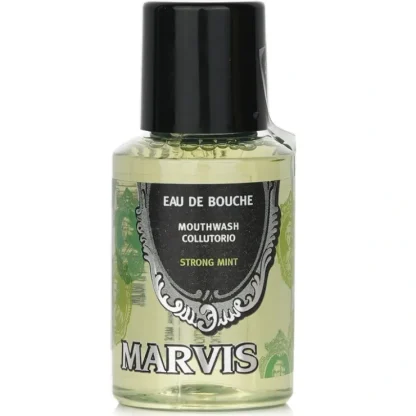 Marvis Strong Mint Mouthwash 30ml/1oz - Fresh Bloom Skin - Premium Skincare Solutions for Nourished, Hydrated, and Radiant Skin Every Day