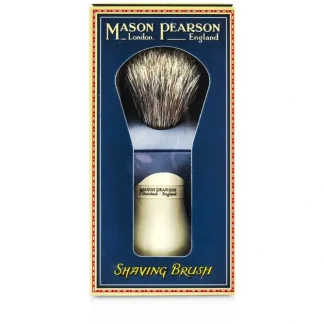 Mason Pearson Pure Badger Shaving Brush 1pc - Fresh Bloom Skin - Premium Skincare Solutions for Nourished, Hydrated, and Radiant Skin Every Day
