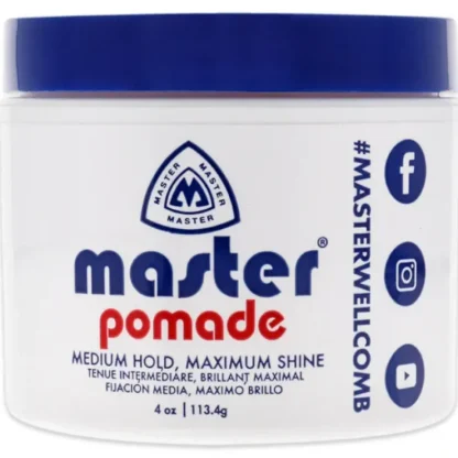 Master Well Comb Master Pomade by Master Well Comb for Men - 4 oz Pomade - Fresh Bloom Skin - Premium Skincare Solutions for Nourished, Hydrated, and Radiant Skin Every Day