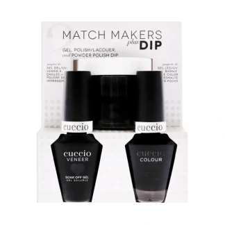 Match Makers Plus Dip - 2 Am In Hollywood by Cuccio Colour for Women - 3 Pc 1.6oz Pro Powder Polish Dip System, 0.44oz Veneer Soak Off Gel, 0.43oz Colour Nail Polish - Fresh Bloom Skin - Premium Skincare Solutions for Nourished, Hydrated, and Radiant Skin Every Day