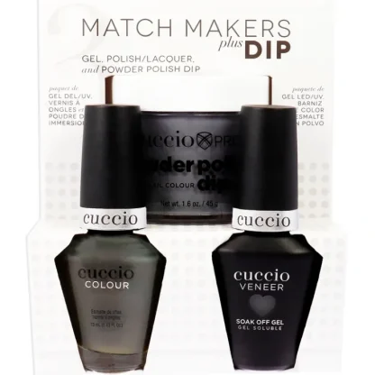 Match Makers Plus Dip - Fur-Well 2020 by Cuccio Colour for Women - 3 Pc 1.6oz Pro Powder Polish Dip System, 0.44oz Veneer Soak Off Gel, 0.43oz Colour Nail Polish - Fresh Bloom Skin - Premium Skincare Solutions for Nourished, Hydrated, and Radiant Skin Every Day