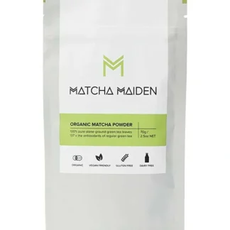 Matcha Maiden Matcha Green Tea Powder 100% Pure Stone Ground 70g - Fresh Bloom Skin - Premium Skincare Solutions for Nourished, Hydrated, and Radiant Skin Every Day