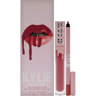 Matte Lip Kit - 302 Snow Way Bae by Kylie Cosmetics for Women - 2 Pc 0.10oz Matte Liquid Lipstick, 0.039oz Lip Liner - Fresh Bloom Skin - Premium Skincare Solutions for Nourished, Hydrated, and Radiant Skin Every Day
