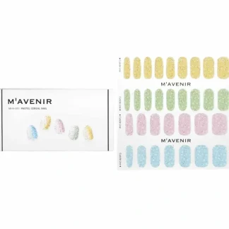 Mavenir Nail Sticker (Assorted Colour) - # Pastel Cereal Nail 32pcs - Fresh Bloom Skin - Premium Skincare Solutions for Nourished, Hydrated, and Radiant Skin Every Day