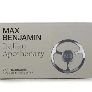 Max Benjamin Car Fragrance Gift Set - Italian Apothecary 4pcs - Fresh Bloom Skin - Premium Skincare Solutions for Nourished, Hydrated, and Radiant Skin Every Day