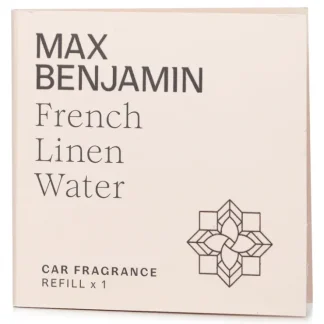 Max Benjamin Car Fragrance Refill - French Linen Water 1pc - Fresh Bloom Skin - Premium Skincare Solutions for Nourished, Hydrated, and Radiant Skin Every Day