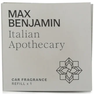 Max Benjamin Car Fragrance Refill - Italian Apothecary 1pc - Fresh Bloom Skin - Premium Skincare Solutions for Nourished, Hydrated, and Radiant Skin Every Day