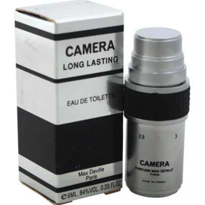 Max Deville Camera Long Lasting by Max Deville for Men - 0.2 oz EDT Splash (Mini) - Fresh Bloom Skin - Premium Skincare Solutions for Nourished, Hydrated, and Radiant Skin Every Day