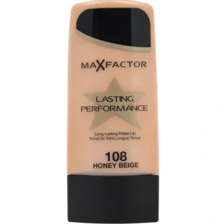 Max Factor Lasting Performance Long Lasting Foundation - 108 Honey Beige by Max Factor for Women - 35 ml Foundation - Fresh Bloom Skin - Premium Skincare Solutions for Nourished, Hydrated, and Radiant Skin Every Day