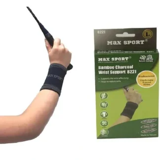 MAX SPORT Bamboo Charcoal Wrist Support ,S (8.9-12.7cm) M - Fresh Bloom Skin - Premium Skincare Solutions for Nourished, Hydrated, and Radiant Skin Every Day