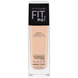 Maybelline Fit Me Dewy + Smooth Foundation 30ml - Ivory - Fresh Bloom Skin - Premium Skincare Solutions for Nourished, Hydrated, and Radiant Skin Every Day