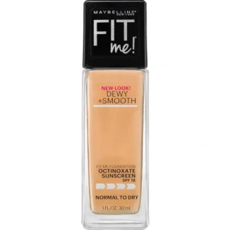 Maybelline Fit Me Dewy + Smooth Foundation 30ml - Sun Beige - Fresh Bloom Skin - Premium Skincare Solutions for Nourished, Hydrated, and Radiant Skin Every Day