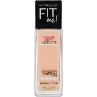Maybelline Fit Me Dewy + Smooth Foundation 30ml - Classic Ivory - Fresh Bloom Skin - Premium Skincare Solutions for Nourished, Hydrated, and Radiant Skin Every Day