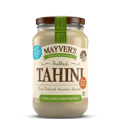 Mayvers Tahini Hulled 385g - Fresh Bloom Skin - Premium Skincare Solutions for Nourished, Hydrated, and Radiant Skin Every Day