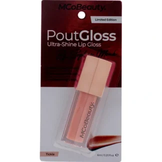 MCoBeauty Pout Gloss Ultra Shine Lip Gloss - Tickle by MCoBeauty for Women - 0.2 oz Lip Gloss - Fresh Bloom Skin - Premium Skincare Solutions for Nourished, Hydrated, and Radiant Skin Every Day