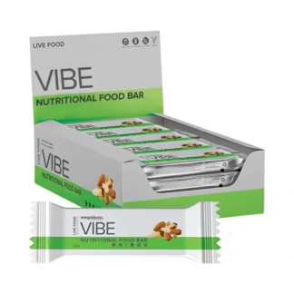 Megaburn Nutritional Live Food Bar Vibe 50g x 10 Display - Fresh Bloom Skin - Premium Skincare Solutions for Nourished, Hydrated, and Radiant Skin Every Day