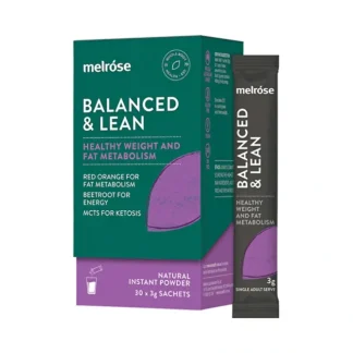 Melrose Balanced & Lean Sachet 3g x 30 Pack - Fresh Bloom Skin - Premium Skincare Solutions for Nourished, Hydrated, and Radiant Skin Every Day