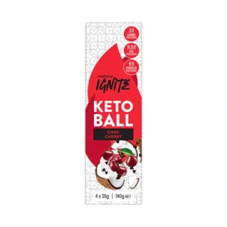 Melrose Ignite Keto Ball Choc Cherry 35g x 4 Pack - Fresh Bloom Skin - Premium Skincare Solutions for Nourished, Hydrated, and Radiant Skin Every Day
