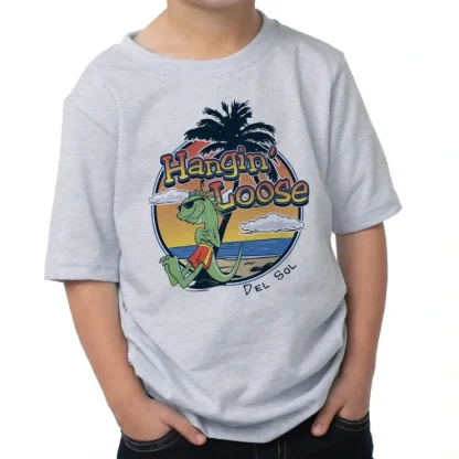 Men Crew Tee - Hangin Loose - Ash by DelSol for Men - 1 Pc T-Shirt (5/6T) - Fresh Bloom Skin - Premium Skincare Solutions for Nourished, Hydrated, and Radiant Skin Every Day