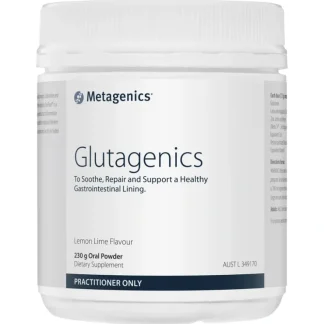 Metagenics Glutagenics Oral Powder Lemon Lime Flavour 230g - Fresh Bloom Skin - Premium Skincare Solutions for Nourished, Hydrated, and Radiant Skin Every Day