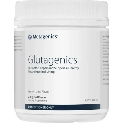Metagenics Glutagenics Oral Powder Lemon Lime Flavour 230g - Fresh Bloom Skin - Premium Skincare Solutions for Nourished, Hydrated, and Radiant Skin Every Day