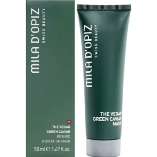 Mila D Opiz The Vegan Green Caviar Revived Hydration Mask by Mila D Opiz for Women - 1.69 oz Mask - Fresh Bloom Skin - Premium Skincare Solutions for Nourished, Hydrated, and Radiant Skin Every Day