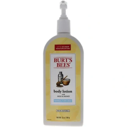 Milk and Honey Body Lotion by Burts Bees for Unisex - 12 oz Body Lotion - Fresh Bloom Skin - Premium Skincare Solutions for Nourished, Hydrated, and Radiant Skin Every Day