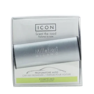 Millefiori Icon Metallo Car Air Freshener - Pompelmo (Mat Case) 1pc - Fresh Bloom Skin - Premium Skincare Solutions for Nourished, Hydrated, and Radiant Skin Every Day