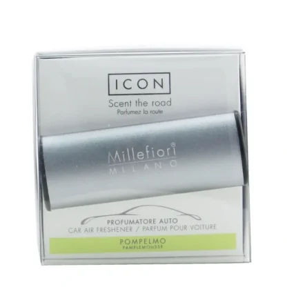 Millefiori Icon Metallo Car Air Freshener - Pompelmo (Mat Case) 1pc - Fresh Bloom Skin - Premium Skincare Solutions for Nourished, Hydrated, and Radiant Skin Every Day
