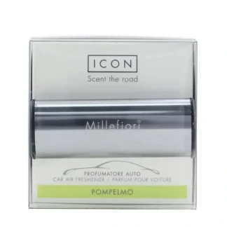 Millefiori Icon Metallo Car Air Freshener - Pompelmo (Shiny Case) 1pc - Fresh Bloom Skin - Premium Skincare Solutions for Nourished, Hydrated, and Radiant Skin Every Day