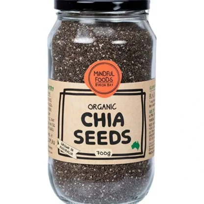 Mindful Foods Chia Seeds Organic 700g - Fresh Bloom Skin - Premium Skincare Solutions for Nourished, Hydrated, and Radiant Skin Every Day