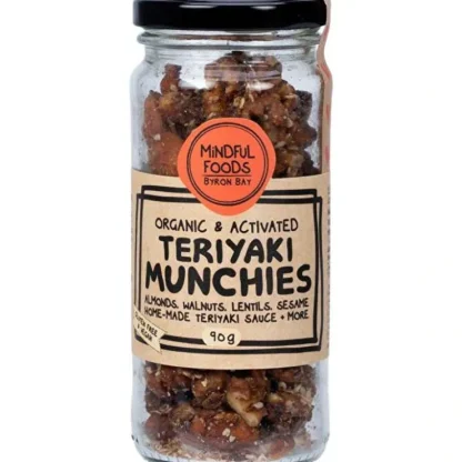 Mindful Foods Teriyaki Munchies Organic & Activated 90g - Fresh Bloom Skin - Premium Skincare Solutions for Nourished, Hydrated, and Radiant Skin Every Day