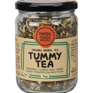 Mindful Foods Tummy Tea Organic Herbal Tea 90g - Fresh Bloom Skin - Premium Skincare Solutions for Nourished, Hydrated, and Radiant Skin Every Day