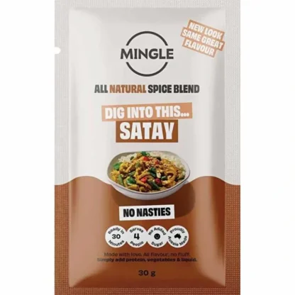 Mingle Satay All Natural Recipe Base 12x30g - Fresh Bloom Skin - Premium Skincare Solutions for Nourished, Hydrated, and Radiant Skin Every Day