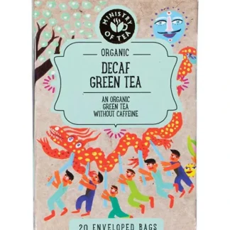 Ministry Of Tea Organic Decaf Green Tea Bags 20pk - Fresh Bloom Skin - Premium Skincare Solutions for Nourished, Hydrated, and Radiant Skin Every Day