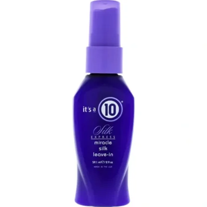 Miracle Silk Express Leave-In by Its A 10 for Unisex - 2 oz Spray - Fresh Bloom Skin - Premium Skincare Solutions for Nourished, Hydrated, and Radiant Skin Every Day