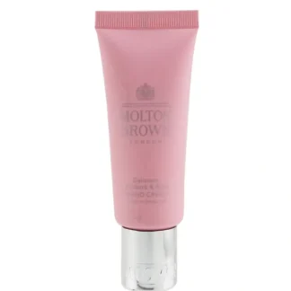 Molton Brown Delicious Rhubarb & Rose Hand Cream 40ml/1.4oz - Fresh Bloom Skin - Premium Skincare Solutions for Nourished, Hydrated, and Radiant Skin Every Day