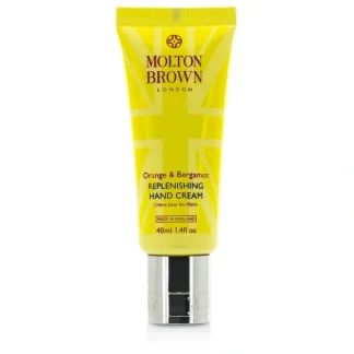 Molton Brown Orange & Bergamot Replenishing Hand Cream 40ml/1.4oz - Fresh Bloom Skin - Premium Skincare Solutions for Nourished, Hydrated, and Radiant Skin Every Day