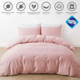 Momomi Anti-Allergy Anti-Dust Mite Bedding Set (Peach) Single Double - Fresh Bloom Skin - Premium Skincare Solutions for Nourished, Hydrated, and Radiant Skin Every Day