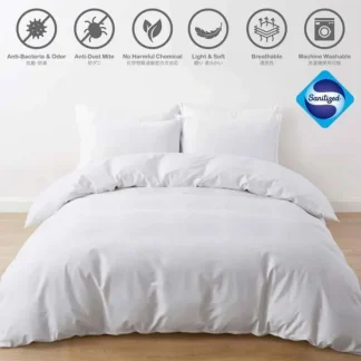 Momomi Anti-Allergy Anti-Dust Mite Bedding Set (White) Single Double - Fresh Bloom Skin - Premium Skincare Solutions for Nourished, Hydrated, and Radiant Skin Every Day