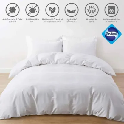 Momomi Anti-Allergy Anti-Dust Mite Bedding Set (White) Single Double - Fresh Bloom Skin - Premium Skincare Solutions for Nourished, Hydrated, and Radiant Skin Every Day
