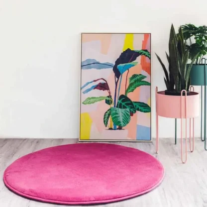 Momomi Soft Touch Round Mat 100cm - Fresh Bloom Skin - Premium Skincare Solutions for Nourished, Hydrated, and Radiant Skin Every Day