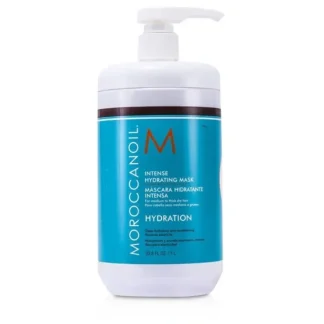 Moroccanoil Intense Hydrating Mask - For Medium to Thick Dry Hair (Salon Product) 1000ml/33.8oz - Fresh Bloom Skin - Premium Skincare Solutions for Nourished, Hydrated, and Radiant Skin Every Day