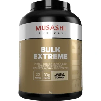 Musashi Bulk Extreme Vanilla Milkshake 2 kg - Fresh Bloom Skin - Premium Skincare Solutions for Nourished, Hydrated, and Radiant Skin Every Day