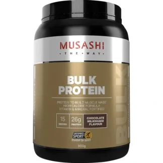 Musashi Bulk Protein Chocolate Milkshake 900g - Fresh Bloom Skin - Premium Skincare Solutions for Nourished, Hydrated, and Radiant Skin Every Day