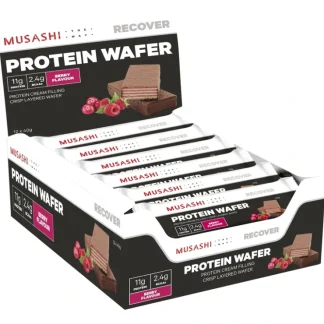 Musashi Protein Wafer Berry (New) 40g X 12 - Fresh Bloom Skin - Premium Skincare Solutions for Nourished, Hydrated, and Radiant Skin Every Day
