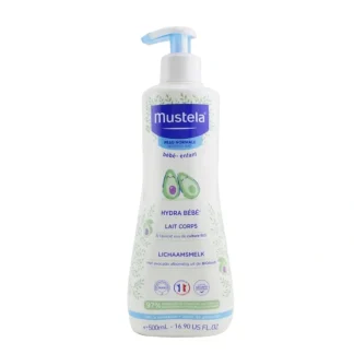 Mustela Hydra-Bebe Body Lotion With Organic Avocado - Normal Skin 500ml/16.9oz - Fresh Bloom Skin - Premium Skincare Solutions for Nourished, Hydrated, and Radiant Skin Every Day